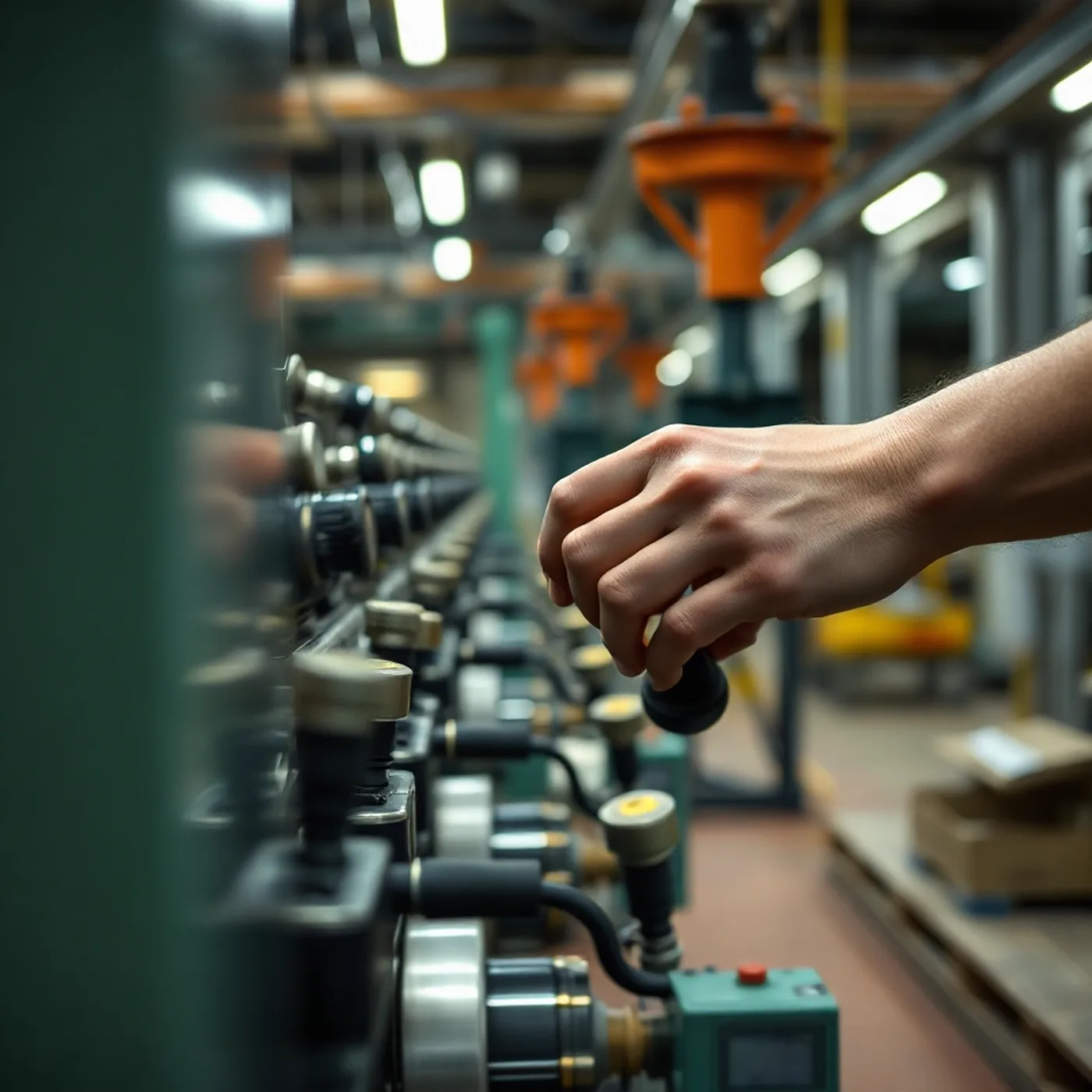 Hands on machine controls
